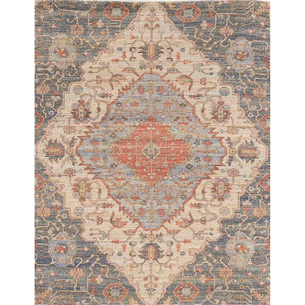 KAS 2223 Morris 2 Ft. 3 In. X 3 Ft. 9 In. Rectangle Rug in Blue/Red